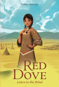 Cover art for Red Dove, Listen to the Wind, by Sonia Antaki (Red Chair Press)