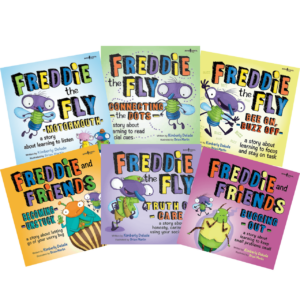 Cover art for Freddie the Fly and Friends Series, by Kimberly Delude; illustrated by Brian Martin (BoysTown Press)