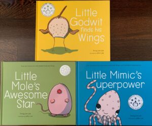 Cover art for Little Godwit/Little Mole/Little Mimic Series, by Emily Lim-Leh; illustrated by John Lim (Marshall Cavendish Children)