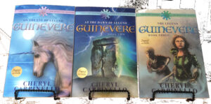 Cover art for Guinevere Trilogy, by Cheryl Carpinello (Beyond Today Educator)