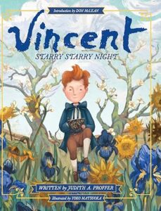 Cover art for Vincent Starry Starry Night by Judith A. Proffer (Meteor 17 Books)