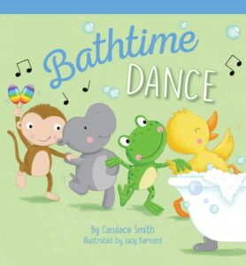 Cover art for Bathtime Dance, by Candace Smith; illustrated by Lucy Barnard (Warren Publishing)