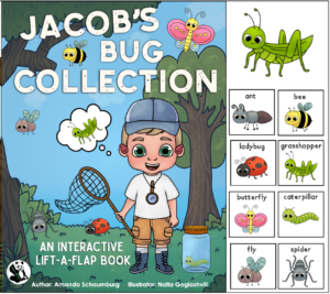 Cover art for Jacob’s Bug Collection by Amanda Schaumburg (Panda Speech LLC)